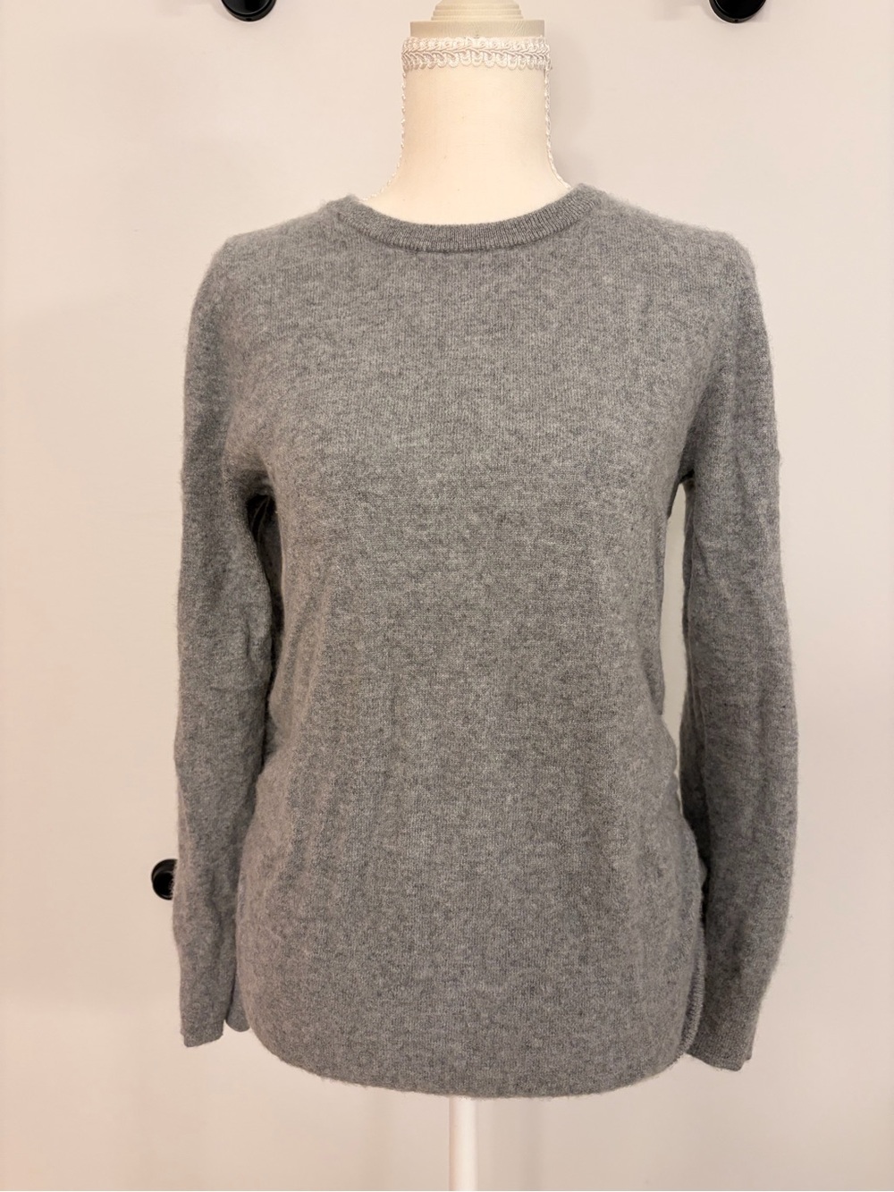 Quince Heather Grey Cashmere Maternity Sweater Women’s Medium